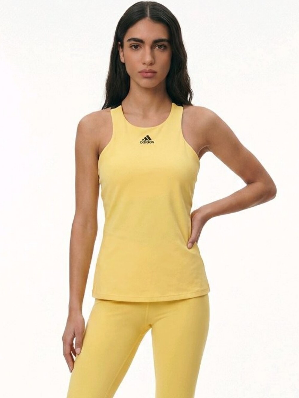 adidas Yellow Performance Tank Top